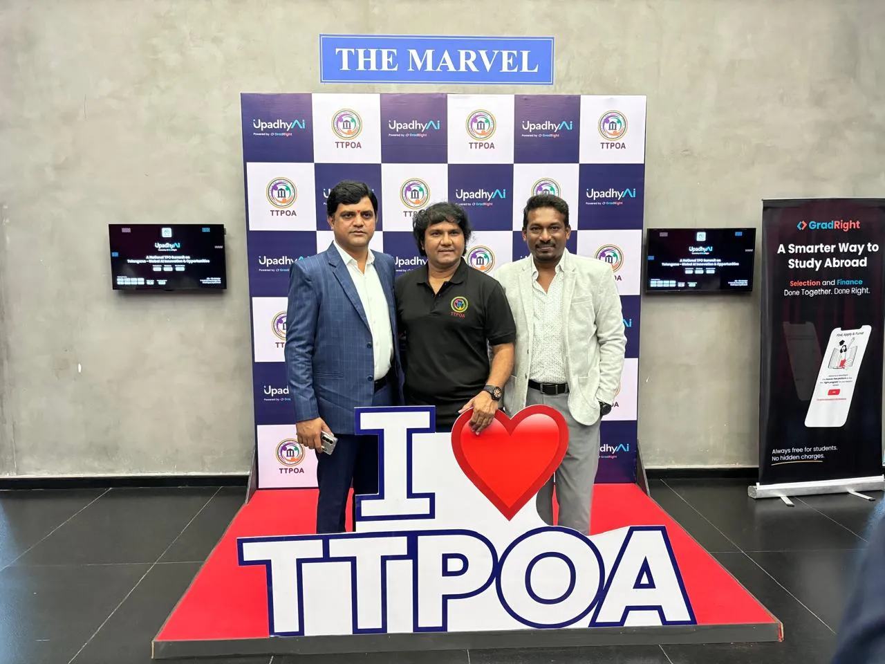 Dr. Jayaram at the I love TTPOA booth